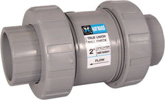Hayward - 3/4" Pipe, CPVC True Union Design Ball Valve - Inline - One Way Flow, Socket x Thread Ends, 235 WOG - Exact Tooling