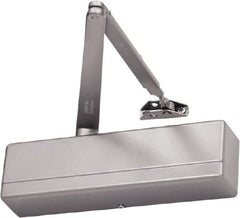 Sargent - Adjustable Solid Door Closer Manual Damper - Aluminum (Satin) Finish - Exact Tooling