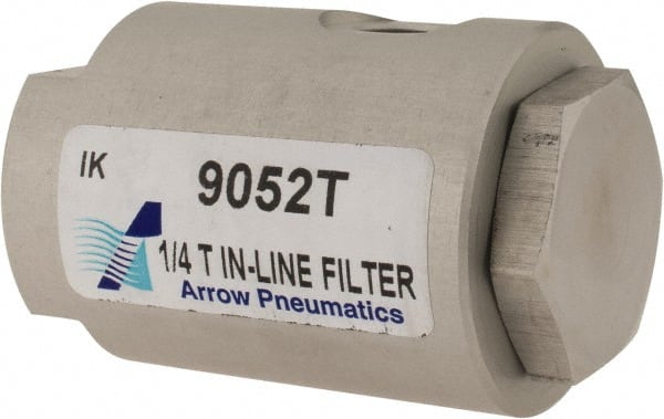 Made in USA - Filter Elements & Assemblies Filter Type: In-Line T Type Media Type: Sintered Bronze - Exact Tooling