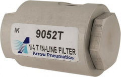 Made in USA - Filter Elements & Assemblies Filter Type: In-Line T Type Media Type: Sintered Bronze - Exact Tooling
