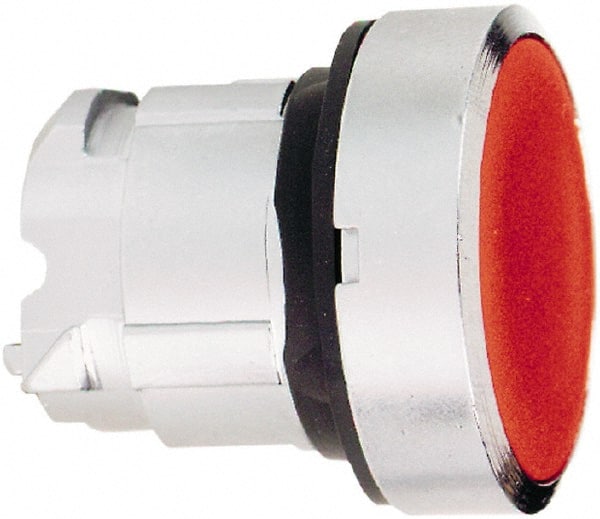 Schneider Electric - 22mm Mount Hole, Flush, Pushbutton Switch Only - Round, Red Pushbutton, Illuminated, Momentary (MO) - Exact Tooling