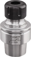 HAIMER - 1/8" to 3/4" Capacity, 2.95" Projection, HSK50E Hollow Taper, ER32 Collet Chuck - 0.0001" TIR, Through-Spindle & DIN Flange Coolant - Exact Tooling