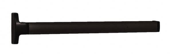 Falcon - 2' 6" to 3' 4-1/2" Door Width Concealed Vertical Rod Push Bar - Dark Bronze Finish - Exact Tooling