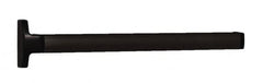 Falcon - 2' 6" to 3' 4-1/2" Door Width Concealed Vertical Rod Push Bar - Dark Bronze Finish - Exact Tooling