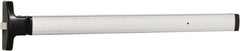 Falcon - 2' 6" to 3' 4-1/2" Door Width Rim Exit Device - Anodized Aluminum Finish - Exact Tooling