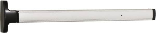 Falcon - 2' 6" to 3' 4-1/2" Door Width Concealed Vertical Rod Push Bar - Anodized Aluminum Finish - Exact Tooling