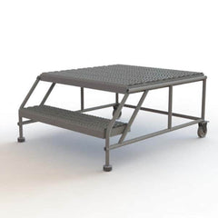 TRI-ARC - Rolling & Wall Mounted Ladders & Platforms Type: Rolling Work Platform Style: Steel Work Platform - Exact Tooling