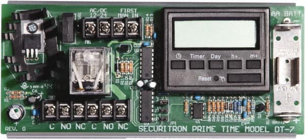 Securitron - 1 sec to 24 hr Digital Electrical Timer - 12 to 24 VDC/24 VAC, - Exact Tooling