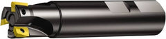 Sandvik Coromant - 1-1/2" Cut Diam, 15.7mm Max Depth, 1-1/4" Shank Diam, Weldon Shank, 4.501" OAL, Indexable Square-Shoulder End Mill - Exact Tooling