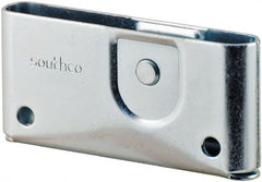 Made in USA - 1-3/4" Long x 0.64" Wide x 3.69" High, Draw Latch - Zinc Plated Steel, with Plain Steel Finish - Exact Tooling