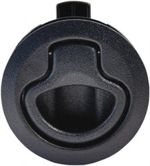 Value Collection - 1.96" Long x 0.88" Wide x 2.82" High, Flush Pull Latch - Polycarbonate, with Black Finish - Exact Tooling