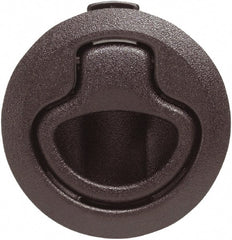 Value Collection - 1.96" Long x 0.88" Wide x 2.82" High, Flush Pull Latch - Polycarbonate, with Black Finish - Exact Tooling