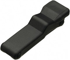 Made in USA - 5.95" Long x 1.8" Wide x 1.16" High, Draw Latch - Rubber, with Black Finish - Exact Tooling