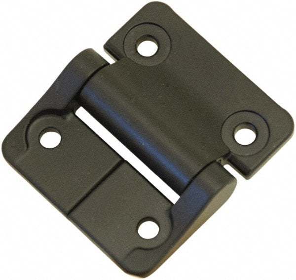 Value Collection - 2-1/4" Long x 2" Wide, Heavy Duty Hinge - Zinc, Black Finish - Exact Tooling