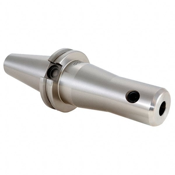 Techniks - CAT40 Taper Shank 5/16 Hole End Mill Holder & Adapter - 55/64" Nose Diam, 4.72" Projection - Exact Tooling