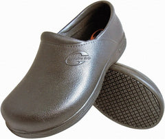 Genuine Grip - Unisex Size 13 Medium Width Plain Work Shoe - Black, EVA Upper, Rubber Outsole, 4" High, Dielectric, Non-Slip, Waterproof - Exact Tooling