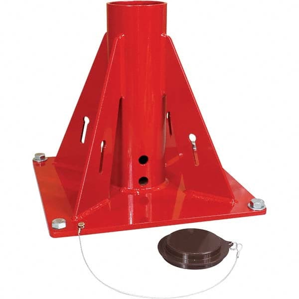 THERN - Davit Crane Bases Base Type: Pedestal Base Finish/Coating: Stainless Steel - Exact Tooling