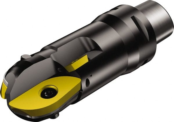 Sandvik Coromant - 2" Cut Diam, 1.791" Max Depth of Cut, 50mm Shank Diam, 6.1024" OAL, Indexable Ball Nose End Mill - 4.9213" Head Length, C5 Modular Connection, RA216.. Cx Toolholder, APMT 160408-M, RA216-51 07 Insert - Exact Tooling