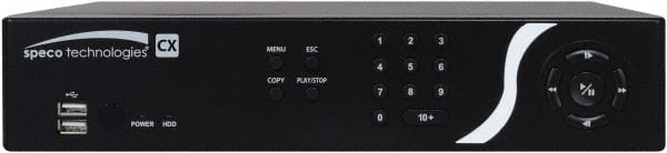 Speco - Security Camera Recorders Type: 8 Channel Digital Video Recorder with 2 TB Hard Drive Hard Drive Size: 2 TB - Exact Tooling