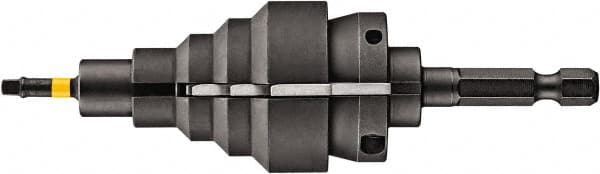 DeWALT - 1/2 to 1 Pipe Capacity, Conduit Reamer - 2-3/4 Inch Overall Length, Cuts Thin Wall and Heavy Wall Conduit - Exact Tooling