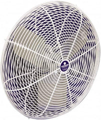 Schaefer Ventilation Equipment - 20" Blade, 1/4 hp, 12,000 CFM, Industrial Circulation Fan - Multi-Mount, 115 VAC Volts, 2 Speed - Exact Tooling