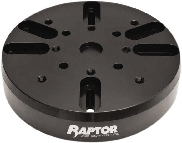 Raptor Workholding - 9-7/8" Jaw Width, 2" High Riser - For Use with 4 & 5 Axis Workholding Systems - Exact Tooling