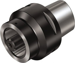Sandvik Coromant - C10;C8 System Size, Modular Tool Holding System Adapter - 65mm Projection, 80mm Body Diam, 125mm OAL, Through Coolant - Exact Tooling