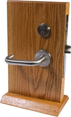 Arrow Lock - Entrance/Apartment Lever Lockset with Dead Bolt - 2-3/4" Back Set, Steel, Brushed Chrome Finish - Exact Tooling