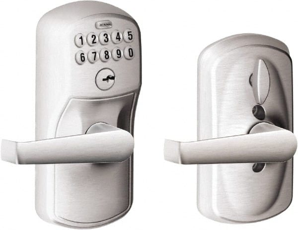 Schlage - Combination Entry Lever Lockset for 1-1/8 to 1-3/4" Thick Doors - Exact Tooling