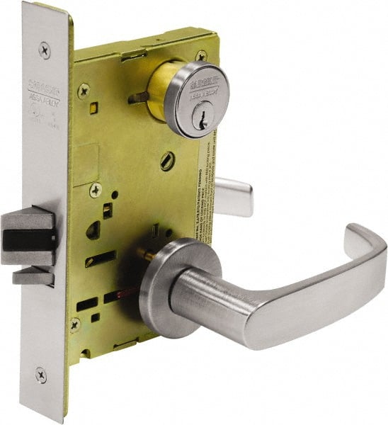 Sargent - Classroom Lever Lockset - 2-3/4" Back Set, Steel, Brushed Chrome Finish - Exact Tooling
