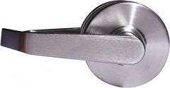 Arrow Lock - Entry Lever Lockset - 2-3/4" Back Set, Steel, Brushed Chrome Finish - Exact Tooling