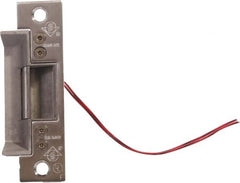 Adams Rite - 1.63" Long x 1" Wide, Satin Stainless Steel Finish, Electric Door Strike - 12 Volt, DC Power, Zinc Alloy - Exact Tooling