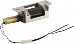 Von Duprin - 4.88" Long x 1-1/4" Wide, Satin Stainless Steel Finish, Electric Door Strike - Exact Tooling