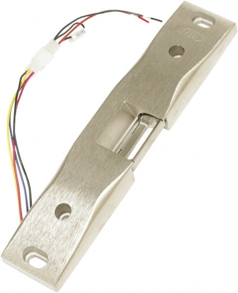 Rutherford - 9" Long x 3/4" Wide, Satin Stainless Steel Finish, Electric Door Strike - Field Selectable 12 or 24 VDC & 12-24 VAC, VAC/VDC Power, Zinc Alloy - Exact Tooling