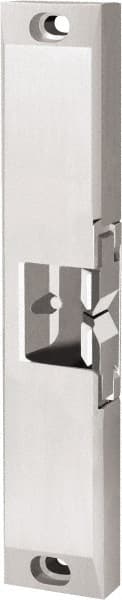 Hes - 9" Long x 3/4" Wide, Satin Stainless Steel Finish, Electric Door Strike - 12/24 VDC, VAC/VDC Power, Zinc Alloy - Exact Tooling