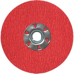 VSM - 7" Diam 7/8" Hole 50 Grit Fiber Disc - Coarse Grade, Ceramic, 8,000 Max RPM, Series XF870 - Exact Tooling