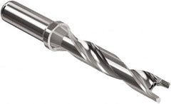 Seco - Crownloc Plus Series, 18 Head Connection, 5xD, 3/4" Shank Diam, Drill Body - 125.3mm Body to Flange Length, SD405 Toolholder, 18mm Nose Diam, 107.3mm Flute Length - Exact Tooling