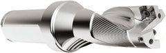 Seco - 33mm Max Drill Depth, 2xD, 16.5mm Diam, Indexable Insert Drill - 2 Inserts, 20mm Shank Diam, Straight Shank - Exact Tooling