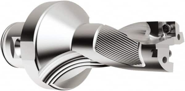 Seco - 56mm Max Drill Depth, 2xD, 28mm Diam, Indexable Insert Drill - 2 Inserts, 28mm Shank Diam, ABS 50 Modular Connection Shank - Exact Tooling