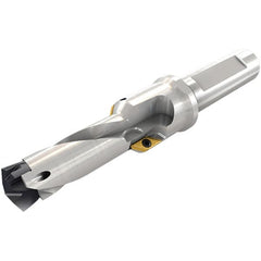 Iscar - 0.315 to 0.335" Diam, 1" Max Drill Depth, 1/2" Shank Diam, 3.72" OAL, Replaceable Tip Drill - AOMT, FCP, HCP-IQ, ICK, ICK-2M, ICM, ICP, iCP-2M, QCP-2M Insert, 8 Seat Size, DCNT Toolholder, Series Pre-Thread - Exact Tooling