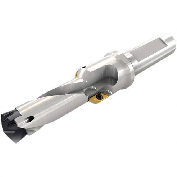 Iscar - 0.669 to 0.705" Diam, 1.4" Max Drill Depth, 3/4" Shank Diam, 4.67" OAL, Replaceable Tip Drill - AOMT, FCP, HCP-IQ, ICG, ICK, ICK-2M, ICM, ICN, ICP, iCP-2M, QCP-2M Insert, 17 Seat Size, DCNT Toolholder, Series Pre-Thread - Exact Tooling