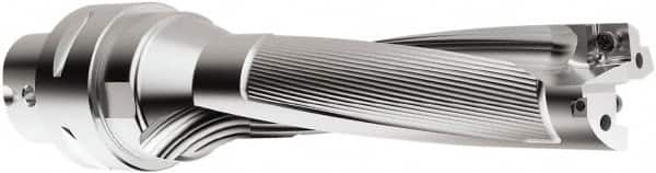 Seco - 160mm Max Drill Depth, 4xD, 40mm Diam, Indexable Insert Drill - 2 Inserts, C6 Modular Connection Shank - Exact Tooling