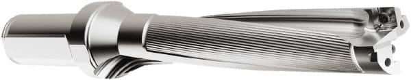 Seco - 150mm Max Drill Depth, 5xD, 30mm Diam, Indexable Insert Drill - 2 Inserts, 32mm Shank Diam, Straight Shank - Exact Tooling