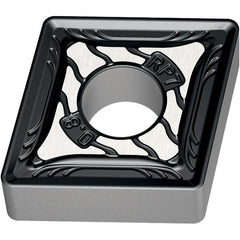 Walter - CNMG RP7 Grade WPP20S Turning Insert - TiCN+Al2O3+(TiCN) Finish, 80° Rhombic, 12.7mm Inscr Circle, 4.76mm Thick, 0.8mm Corner Radius - Exact Tooling