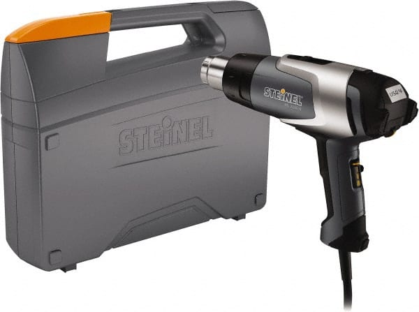 Steinel - 120 to 1,150°F Heat Setting, 4 to 13 CFM Air Flow, Heat Gun - 120 Volts, 13.3 Amps, 1,600 Watts, 6' Cord Length - Exact Tooling