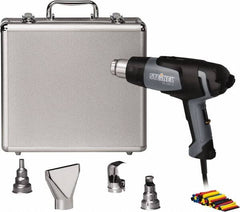 Steinel - 120 to 1,100°F Heat Setting, 4 to 13 CFM Air Flow, Heat Gun Kit - 120 Volts, 13.2 Amps, 1,500 Watts, 6' Cord Length - Exact Tooling