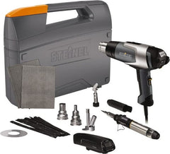 Steinel - 120 to 1,200°F Heat Setting, 4 to 13 CFM Air Flow, Heat Gun Kit - 120 Volts, 13.5 Amps, 1,600 Watts, 6' Cord Length - Exact Tooling