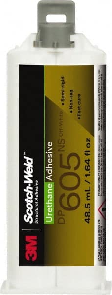 3M - 48.5 mL Cartridge Two Part Urethane Adhesive - 5 min Working Time - Exact Tooling