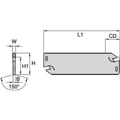 12251368000 W TOOLHOLDER - Exact Tooling
