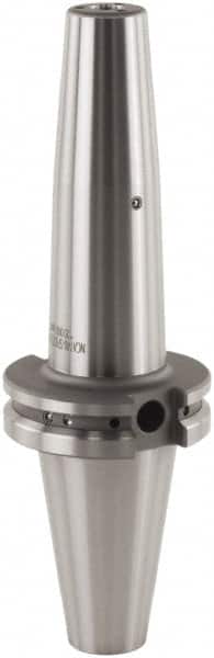 Lyndex - 1/4" Hole Diam, CAT40 Taper Shank Shrink Fit Tool Holder & Adapter - 5.12" Projection, 0.83" Nose Diam, Through Coolant - Exact Tooling